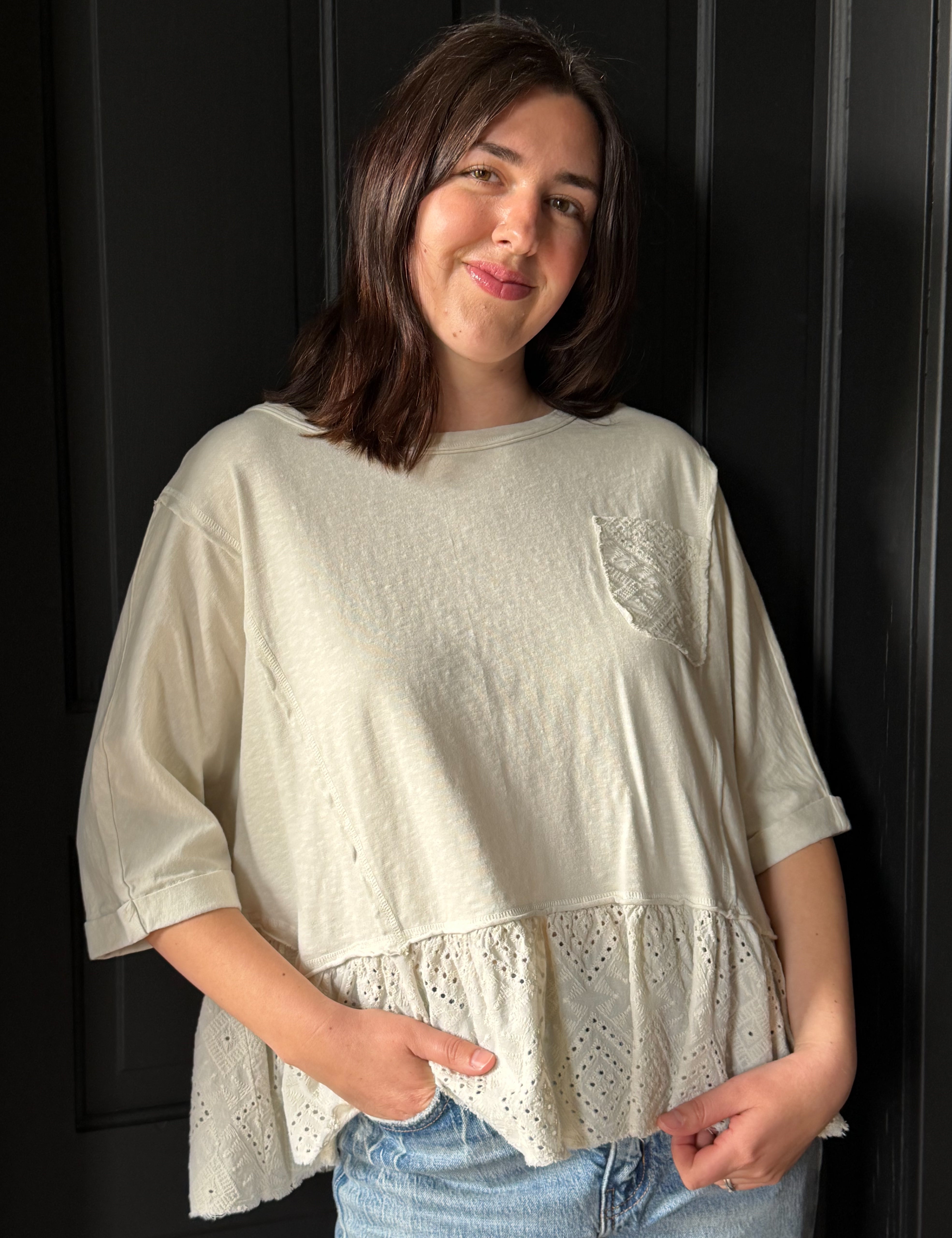 Giulia Tiered Ruffle Babydoll Top