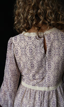 Ollie Cream Lace Trim High Neck Peplum Blouse