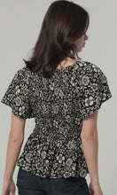 Piper V Neck Smocked Bodice Top