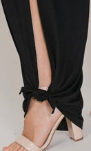 Penny Classic Aesthetic Split Side Tied Hem Jumpsuit