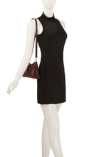 Elian Purple Sleek Lock Shoulder Bag