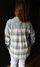 Nathaniel Color Block Plaid Long Sleeve Button Down Shirt