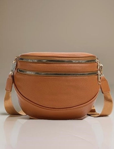 Dakota Vegan Leather Multi Pocket Crossbody Chest Bum Bag
