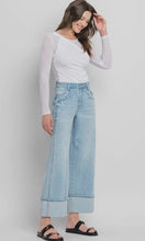 Pedro Super High Rise Cuffed Baggy Wide Jeans