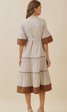 Sylvie Tired Midi Button Down Dress