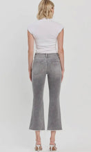 Tatum High Rise Raw Slant Hem Mini Bootcut Jeans