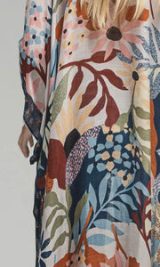 Amila Botanical Floral Kimono