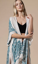 Annie Teal Ornate Mandala Kimono