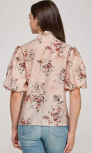 Marley Elbow Sleeve Tie Neck Blouse