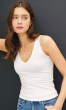 Brooke Basic V Neck Tanks