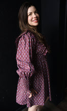 Osvaldo Notched Ruffled Cotton Mini Dress