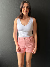 Elana 5 Pockets Cuffed Shorts