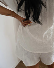 Trinity Off White Long Shorts