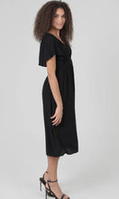 Juliette V Neck Twist Front Cut Out Midi Dress