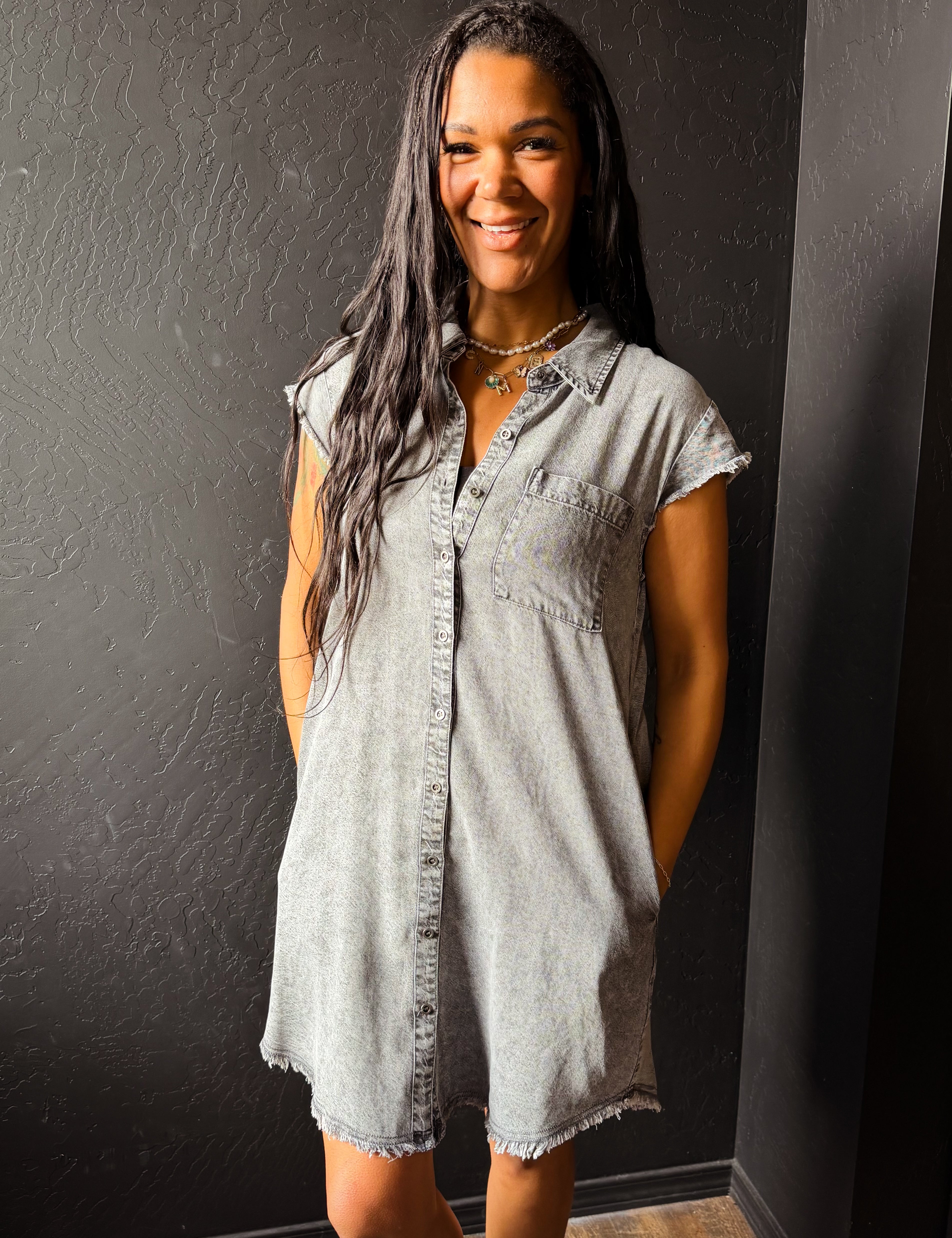Catalina Tencel Shirt Dress