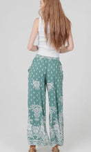 Jett Printed Wide Leg Pants with Tie Waist