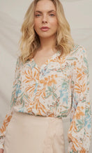 Kardash V Neck Button Down Long Sleeve