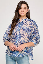 Morgan Madarin Collar Loose Fit Blouse