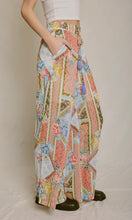 Sullivan Vintage Printed Wide Leg Pants