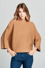 Milo Camel Loose Fit Long Sleeve Top