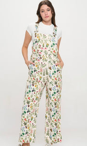Farron Floral Garden Print Overalls