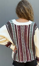 Maverick Ethnic Motif V-neck Cardigan