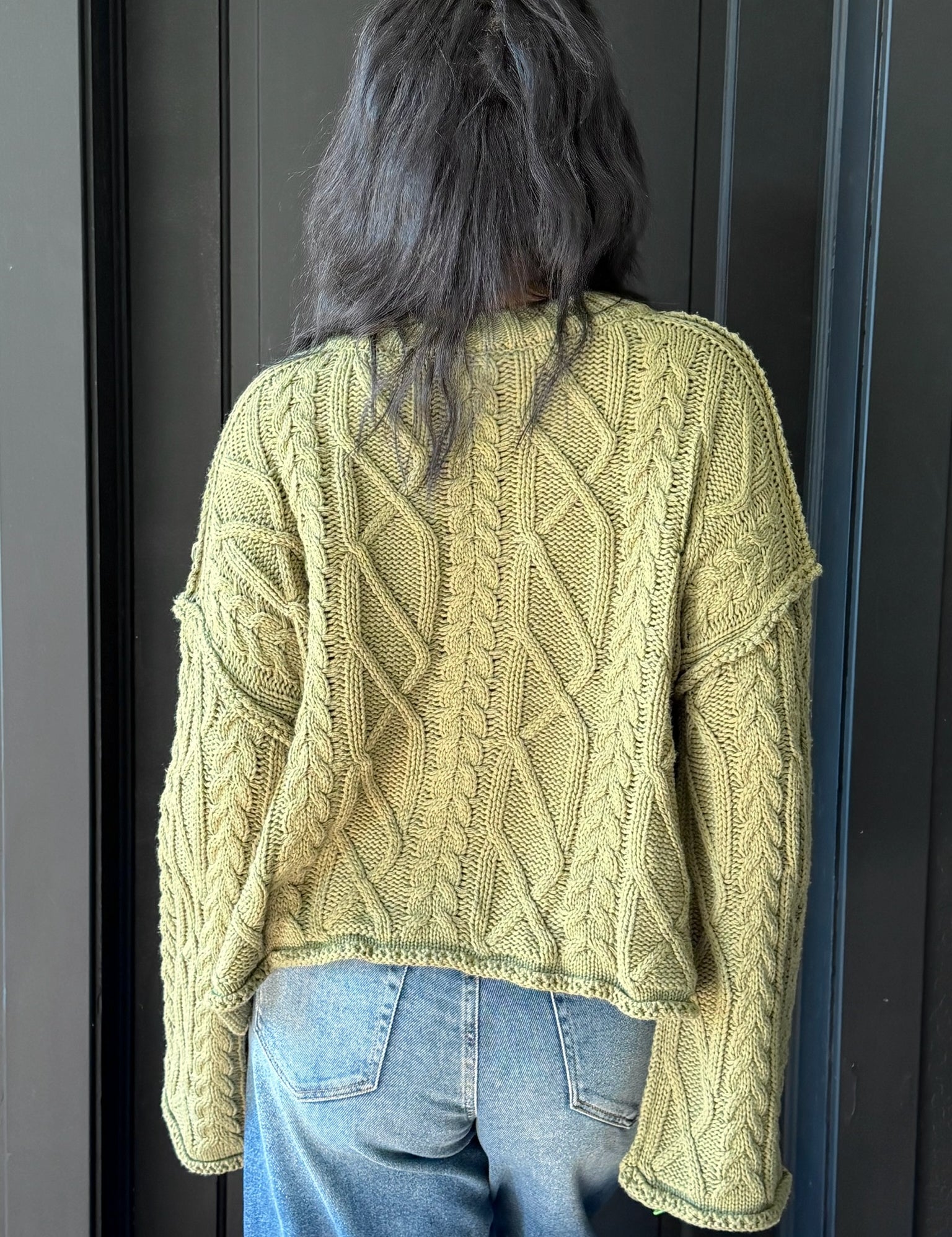 Ellison Olive Sweater