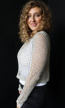 Orla Long Sleeve Open Knit Crop Top