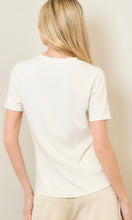 Grui Ivory Buttery Soft Crew Neck Tee