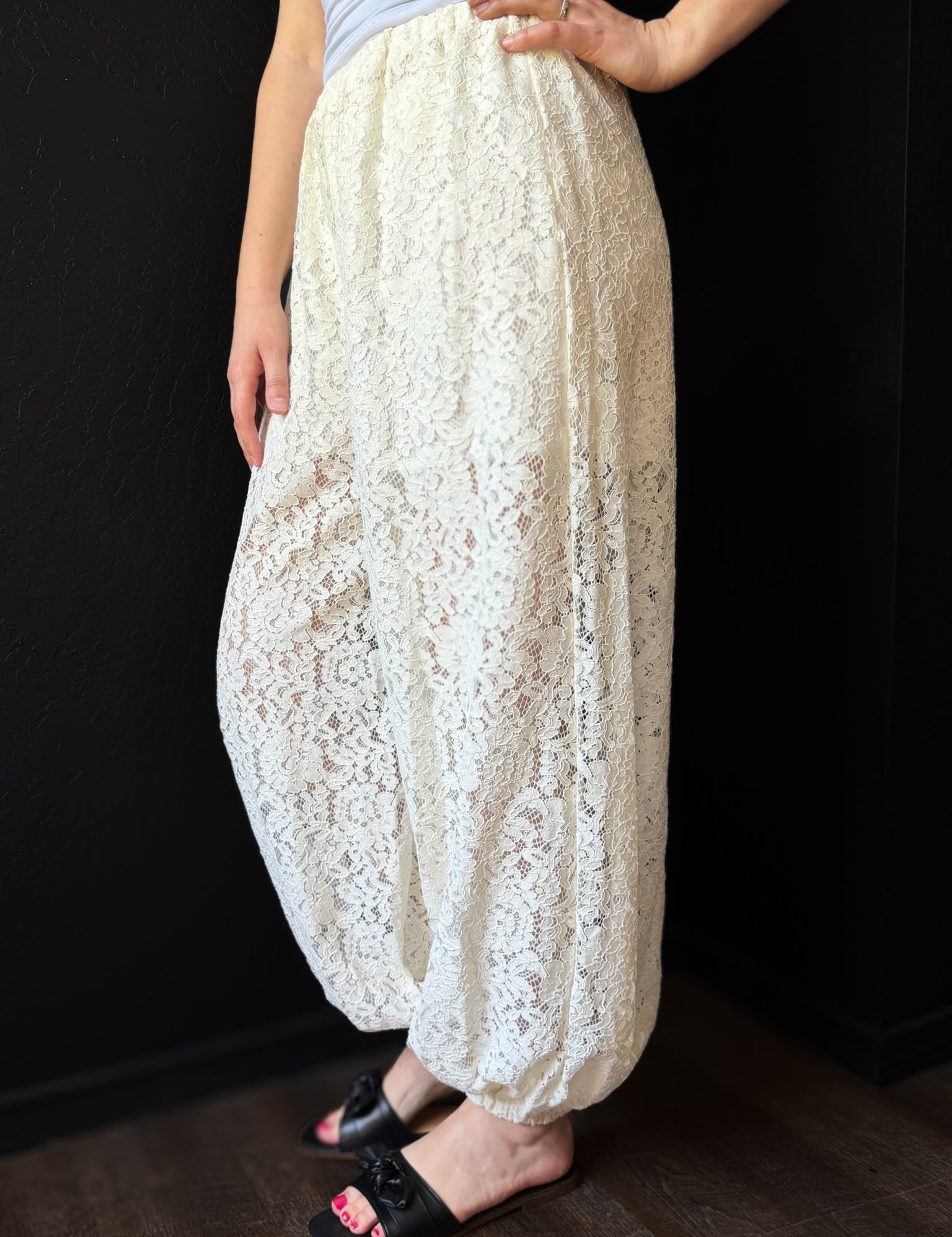 Dante Lace Balloon Pants