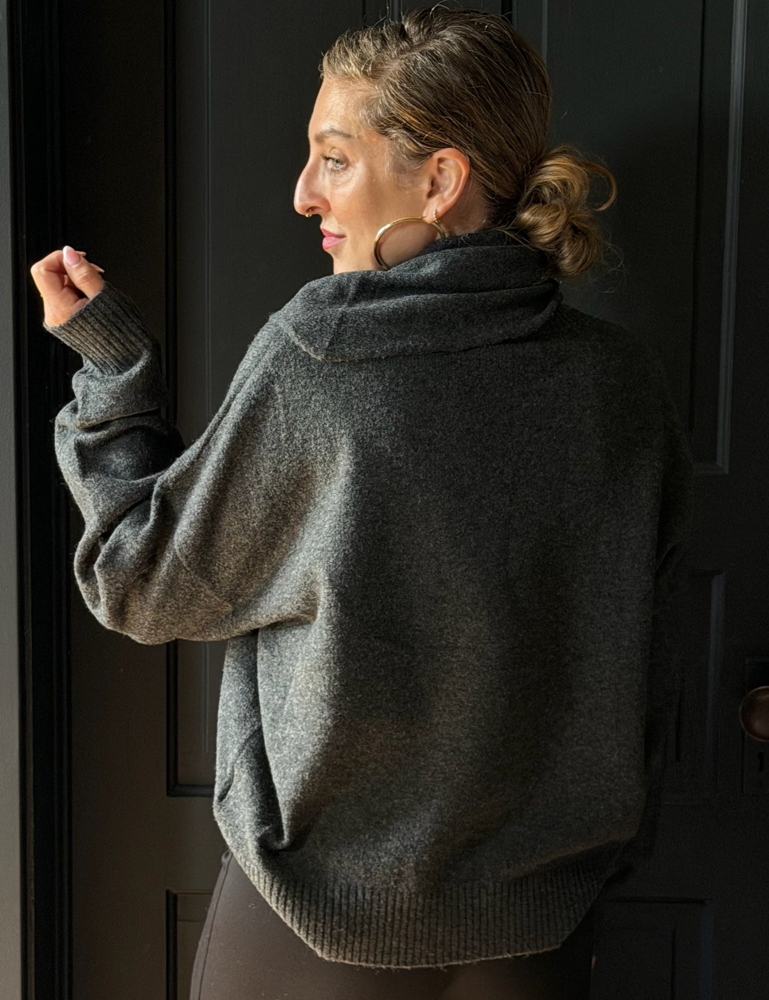 Ingrid Charcoal Sweater