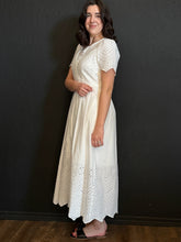 Dariel Eyelet Button Down Dress