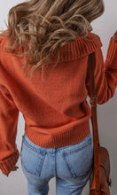 Ramon Solid Ribbed Trim Collared Sweater
