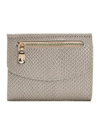 Dawson Crocodile Pattern Vegan Leather Trifold Wallet