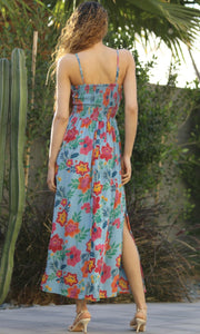 Ferne V Neck Twist Maxi Dress