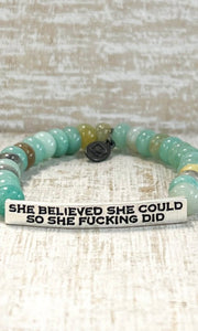 Potty Mouth Beaded Bracelet