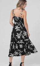 Julia V Neck Lace Trim Double Straps Maxi Dress