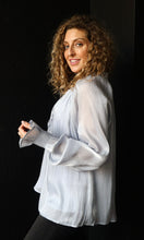 Noah Mock Neck Long Sleeve Shimmer Top