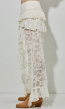 Ella Cream Lace Tiered Maxi Skirt