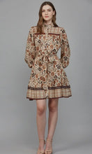 Harlow Tiered Mini Dress With Pintuck Neckband