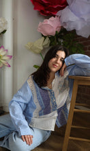 Kin Mixed Oversized Long Sleeve Top