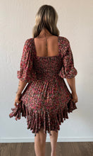 Ordell Twist Front Flounce Hem Long Sleeve Dress