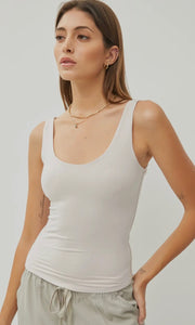 Gaxton Pebble  Basic Scoop Neck Tank