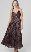 Juan Burnout Paisley Print V Neck Twist Front Maxi Dress