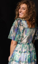 Orsola Smocked Top Mesh Ruffeld Midi Dress