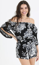 Cynthia Black Off Shoulder Romper