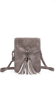 Barlon Vegan Leather Cellphone Crossbody Bag