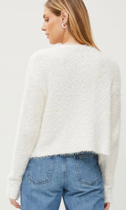 *SALE! Ajuan - Ivory Cozy Cardigan Sweater