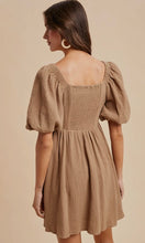 Lyric Bran Cotton Pleated Mini Dress