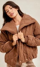 Acapt Brown Quilted Side Pocket Jacket Coat